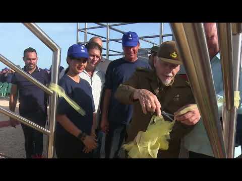 Inauguración del parque fotovoltaico en Ciego de Ávila