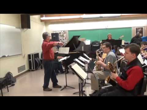 Todd Wilkinson Rehearsing the OU Jazz Ensemble