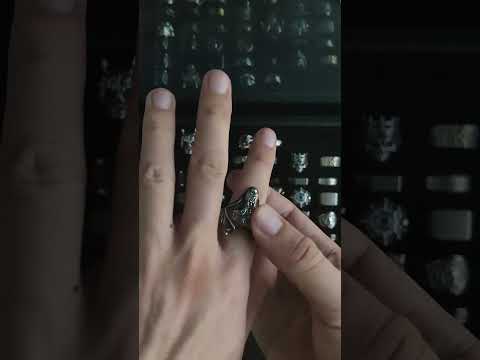 Vintage Viking Wolf Fenrir Ring