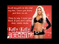 Kelly Kelly WWE Theme - Holla (lyrics) 