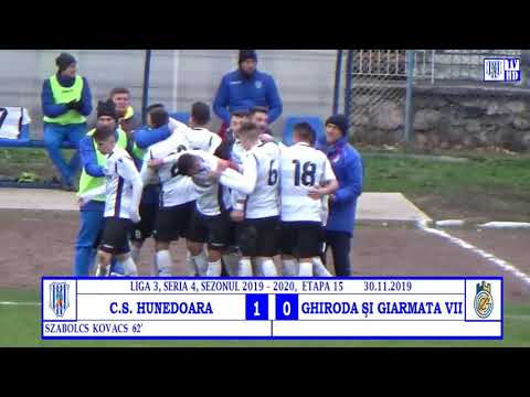 C.S. HUNEDOARA - GHIRODA ȘI GIARMATA VII (2:0) 30.11.2019