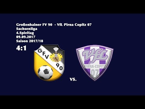 4.Spieltag /Sachsenliga - (2017/18) / Großenhainer FV 90 - VfL Pirna Copitz 07  4:1