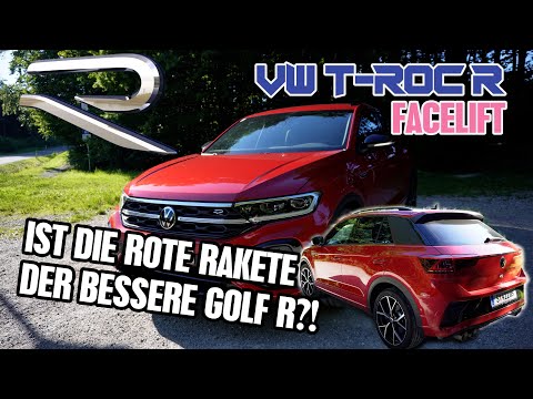 VW T-Roc R Facelift (2022) - Is the top-of-the-line T-Roc better than a Golf R?! (4K UHD) | Cars ...