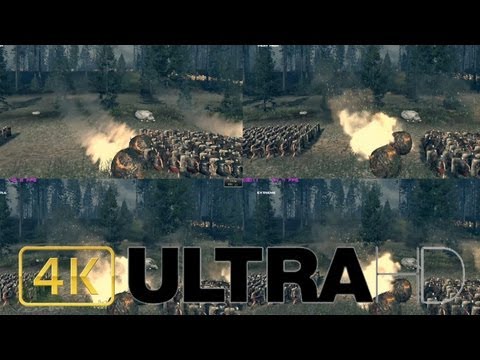 Total War: Rome 2 - Benchmark Settings Comparison - 4K / UHD - MRGV