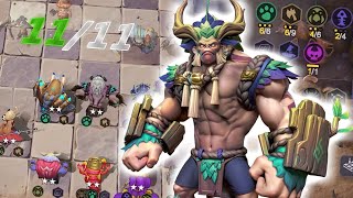 山の酋長 多シナジー構成 オートチェス AutoChess 解説 攻略