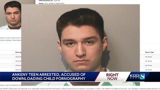 A teen charged with child exploitation after alleg