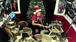 The Piano Guys - Carol of The Bells / God Rest Ye Merry Gentlemen - Drum Cover - #ARCC Day 3