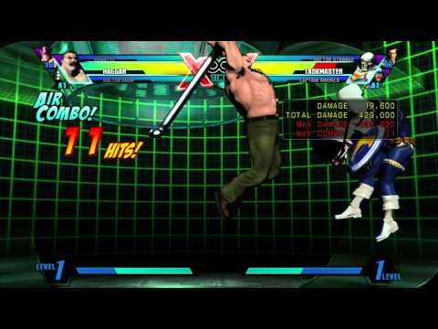 UMvC3 - Haggar Combo (Doctor Doom Assist, 1 Meter) - 660900 Damage