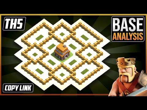 NEW BEST TH5 HYBRID/TROPHY Base 2025!! COC Town Hall 5 (TH5) Trophy Base Design – Clash of Clans COC