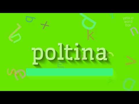 How to say "poltina"! (High Quality Voices)