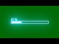 Green screen new loading bar video footage
