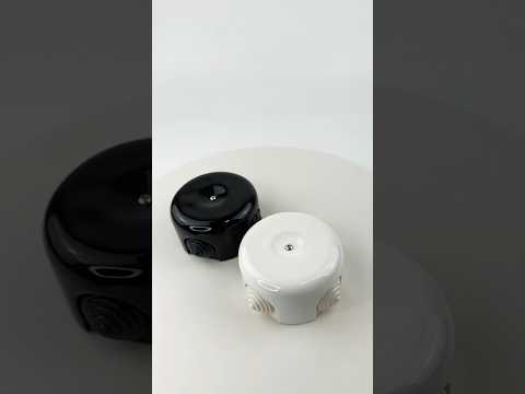 Розподільні коробки керамічні Keruida Чорна та Біла