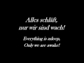 Svbway To Sallys 'Sarabande de Noir' (English ...