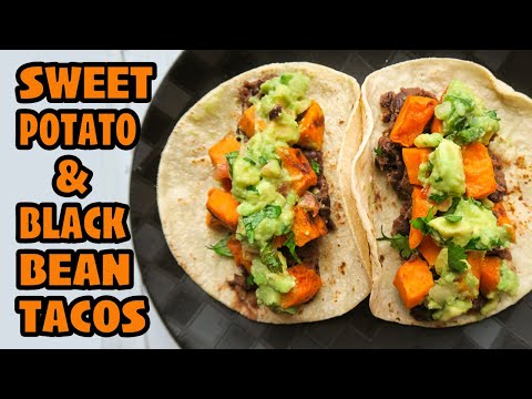 Sweet Potato & Black Bean Tacos {Vegan & Gluten-Free, 30-minute Meal}