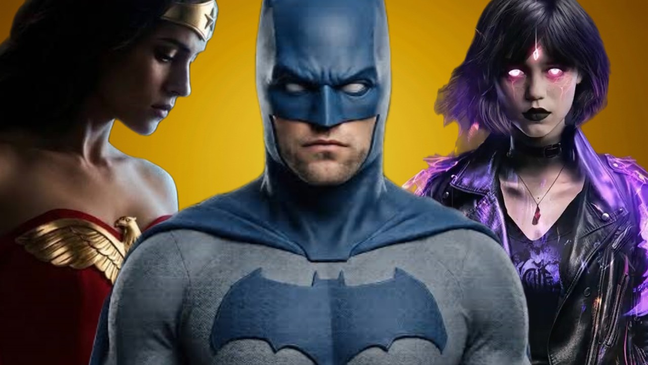 el nuevo Batman en man of tomorrow! Jenna ortega en teen titans! wonder woman llegara