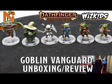 Pathfinder Battles: Goblin Vanguard Mini Unboxing/Review | Nerd Immersion