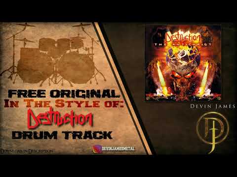 Destruction Styled Free Original Drum Track - 193 BPM (FREE WAV & DRUM MIDI DOWNLOAD)