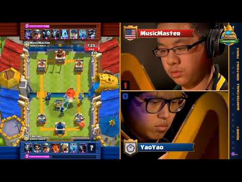 MusicMaster VS. Yao Yao   2017 Clash Royale World Championship