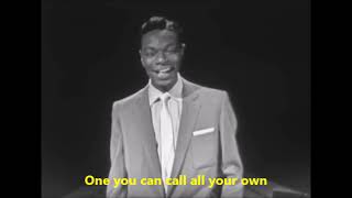 Nat King Cole - Pretend (live &amp; lyrics)