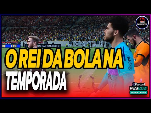 MONTAMOS O MELHOR ELENCO DA TEMPORADA E NOS CONSAGRAMOS CAMPEÃO COM O FLAMENGO PES 2021 PC OREGON PB