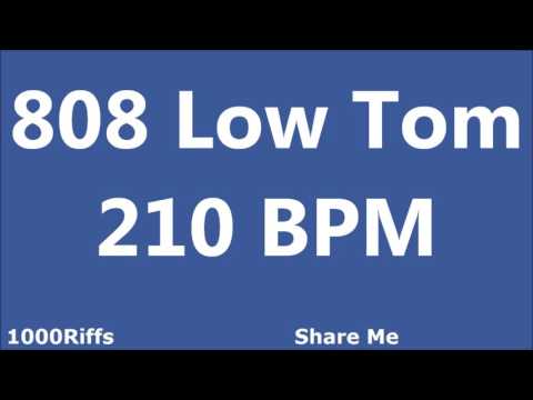 808 Low Tom Metronome : 210 BPM