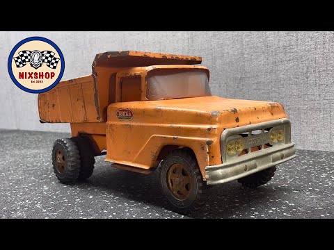 1964 Tonka Dump Truck Restoration + Instructions on "How to Add Lights to your Old Toys"