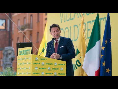 Il Presidente Conte al Villaggio Coldiretti