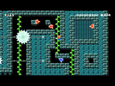 Sneaky Mario by RIUUKIUU - Super Mario Maker - No Commentary 1AF