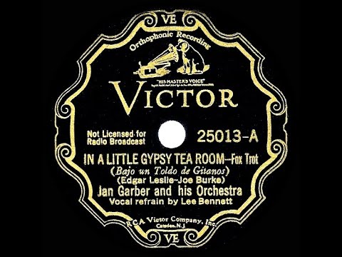1935 HITS ARCHIVE: In A Little Gypsy Tea Room - Jan Garber (Lee Bennett, vocal)