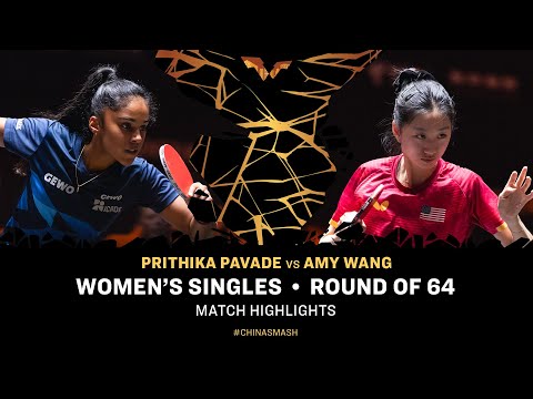 Prithika Pavade vs Amy Wang | WS R64 | #ChinaSmash 2025