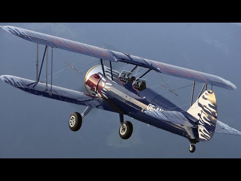 Stearman Biplane | PT-17 Stearman Flying Bulls | Boeing Stearman biplane aerobatics