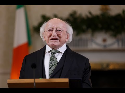 President Michael D. Higgins marks St. Patrick’s Day 2025