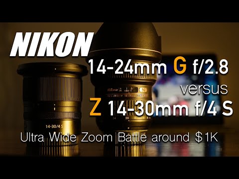 Nikon Z 14-30mm f4 S vs Nikon 14-24mm f2.8 G lens Review The battle of the $1000 ultra wide lens