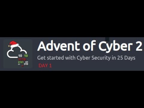 TryHackMe Advent of Cyber 2 |  Day 1 |