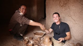 MAKING MOROCCAN POTTERY BY HAND! - YouTube