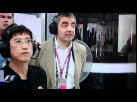 F1 2011 India Hamilton Vs Massa Crash + Rowan Atkinson Funny #formula1 #lewishamilton #racing