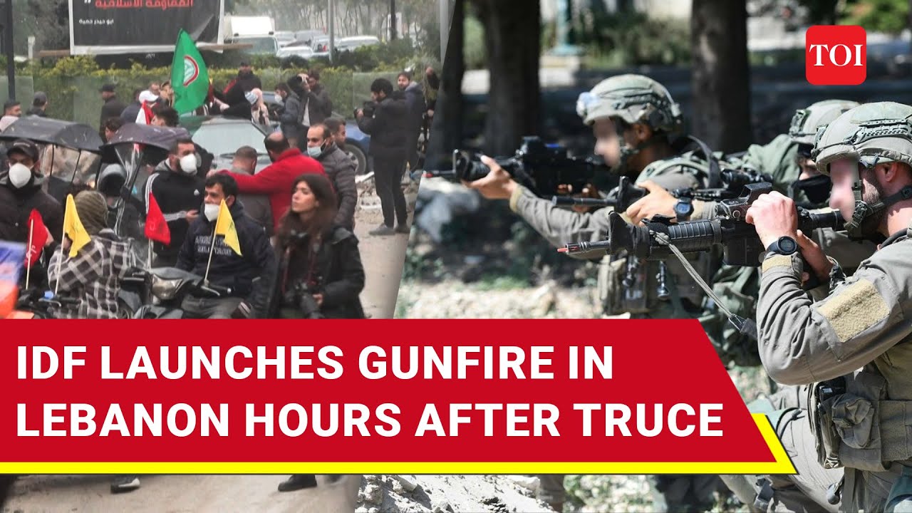 Israeli Troops Open Fire As Displaced Lebanese Return Home After Hezbollah Truce | Watch