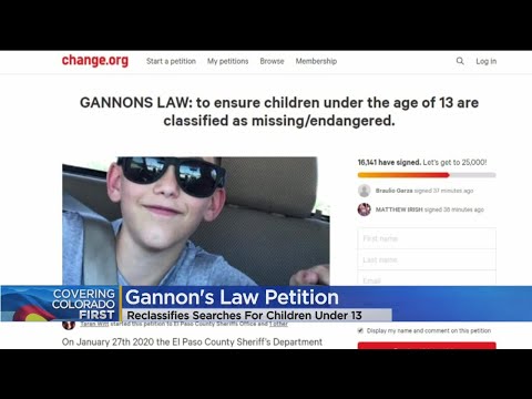 'Gannon's Law' Would Change The Way Missing Kids Are Classified