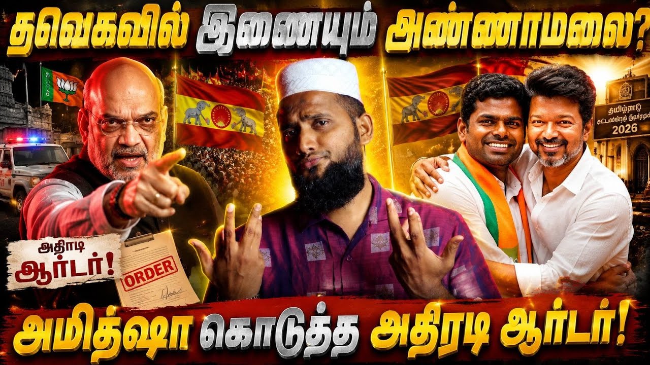 🔥 தவெகவில் இணையும் அண்ணாமலை?⚡ அமித்ஷா கொடுத்த அதிரட
