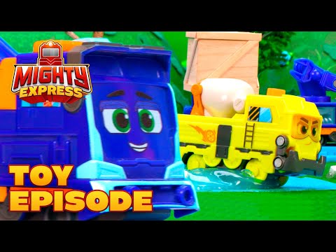 Milo & Nico Clean Up the Tracks! | Mighty Express Toy Play Episodes | Toy Play for Kids