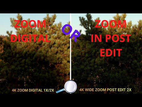 ZOOM DIGITAL OR ZOOM IN POST PRODUCTION USING DJI MAVIC AIR 2. WHAT IS THE BEST?