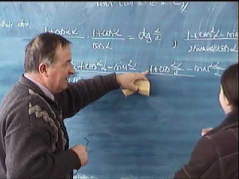 Lectia 1805 - An 2003 - Clasele 9 - 12 - Identitati trigonometrice Euatii irationale - TEST