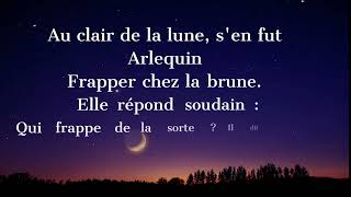 Au Clair de la Lune - Comptine Douce avec Paroles.
