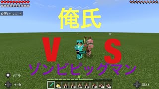マイクラpe[コントローラー]ゾンビピッグマン何体倒せるか検証してみた！