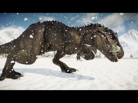 INDOMINUS REX GO HUNTING MOUNTAIN PARK - JURASSIC WORLD EVOLUTION 2