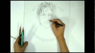 Circle LO&#39;s JOHN LENNON 3 minutes sketch 盧啟源 速寫 約翰連儂