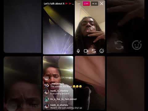 G Money and DeezyBandzz on live with fans and it gets crazy with fans