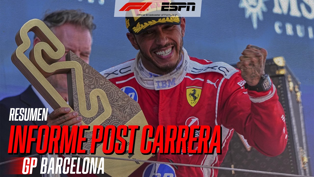 HAMILTON ROMPIÓ EL HIELO, GANÓ SU PRIMERA CARRERA CON FERRARI Y SE EMOCIONÓ EN EL PODIO | Informe