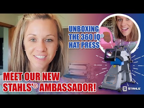 Unboxing the Hotronix® 360 IQ® Hat Heat Press with STAHLS'® Ambassador Brandi