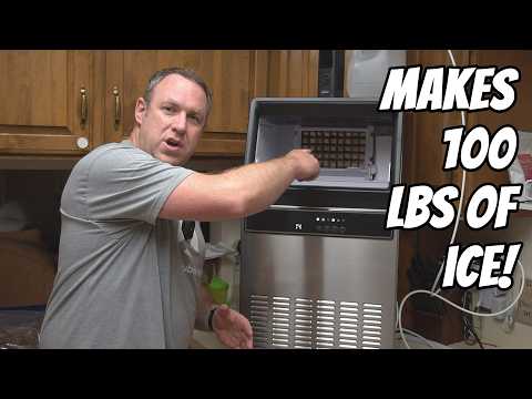 Joy Pebble Commercial Ice Maker Review - Make 100 lbs of cubed ice!
